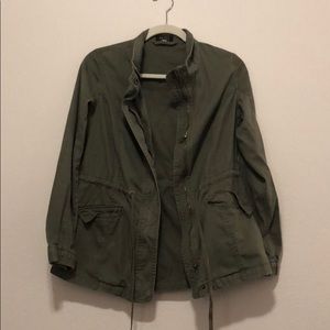 Green army style jacket